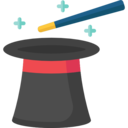 hat,birthday and party,magic,magician,wand,magic hat,magic trick